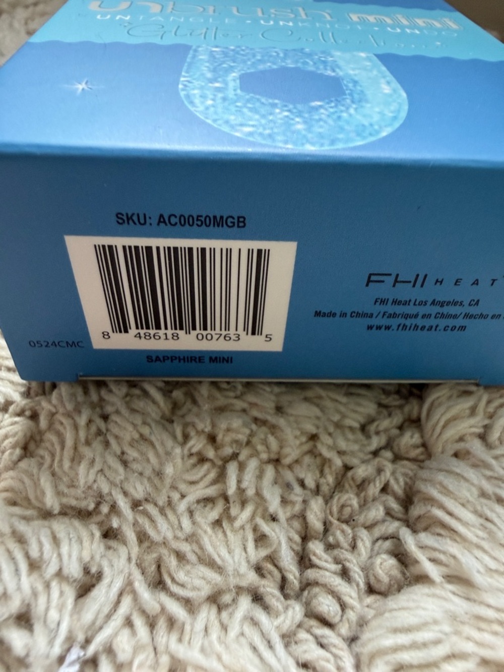 unbrush mini Glitter Detangling Brush *NEW* - Picture 3 of 5